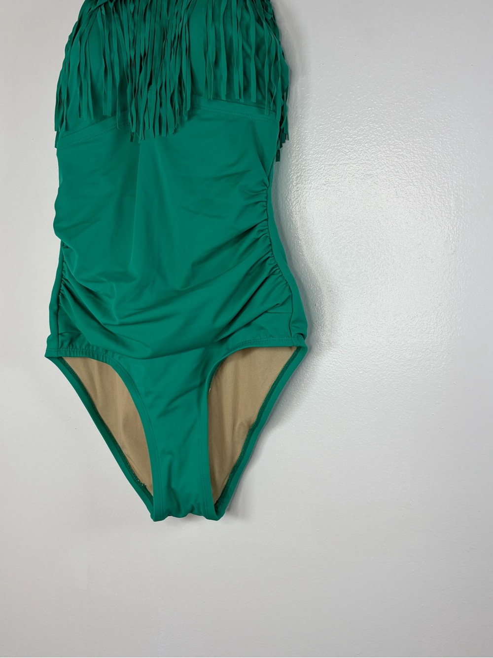 Swimsuits for All Fringe Bandeau One Piece  Swimsuit - Picture 3 of 7